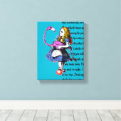 Alice in Wonderland Canvas Afdruk (Insitu (Houten vloer))