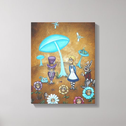 Alice in Wonderland Canvas - In Wonder (Voorkant)