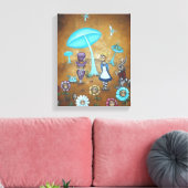 Alice in Wonderland Canvas - In Wonder Afdruk (Insitu (Woonkamer))
