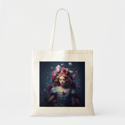 Alice in Wonderland Canvas tas (Voorkant)