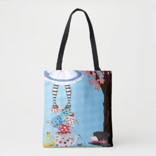 Alice in Wonderland Canvas tas