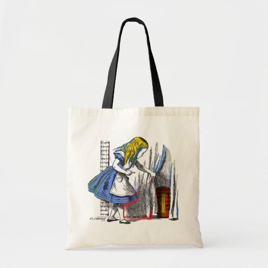 Alice in Wonderland Canvas tas (Voorkant)