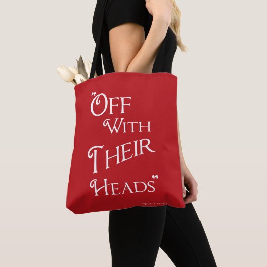 Alice in Wonderland Canvas tas - Quote (Dichtbij)