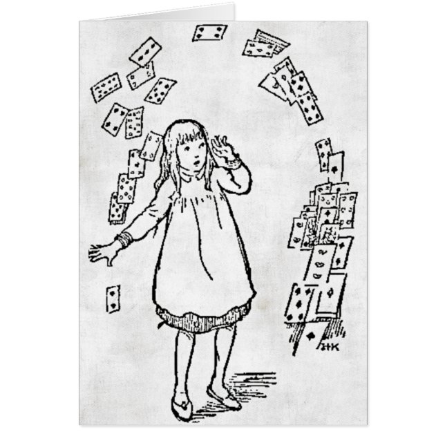 Alice in Wonderland Card (Voorkant)