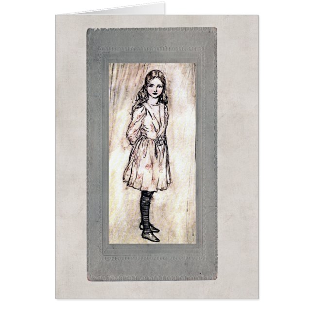 Alice in Wonderland Card (Voorkant)