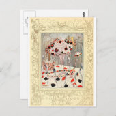 Alice in Wonderland Card Battle Briefkaart (Voorkant / Achterkant)