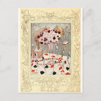 Alice in Wonderland Card Battle Briefkaart