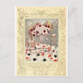 Alice in Wonderland Card Battle Briefkaart (Voorkant)