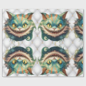 Alice in Wonderland Cat bruiloft thema Cadeaupapier (Vlak)