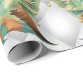 Alice in Wonderland Cat bruiloft thema Cadeaupapier (Rol Hoek)