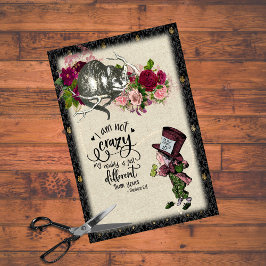  Alice in Wonderland Cat en Mad Hatter Tissuepapier