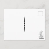 Alice in Wonderland - Caterpijler Briefkaart (Achterkant)