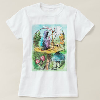 Alice in Wonderland Caterpijler Dames T Shirt