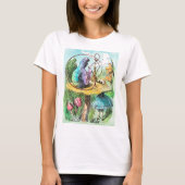 Alice in Wonderland Caterpijler Dames T Shirt (Voorkant)