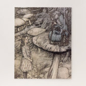 Alice in Wonderland Caterpijler door Arthur Rackha Legpuzzel (Verticaal)