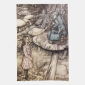 Alice in Wonderland Caterpijler Kitchen Towel Theedoek (Verticaal)