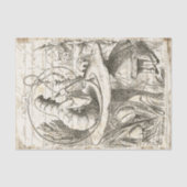 Alice in Wonderland Caterpijler ontkoppeling Tissuepapier (Voorkant)