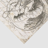 Alice in Wonderland Caterpijler ontkoppeling Tissuepapier (Detail)