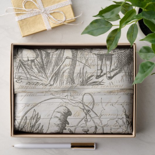 Alice in Wonderland Caterpijler ontkoppeling Tissuepapier (Geschenk)