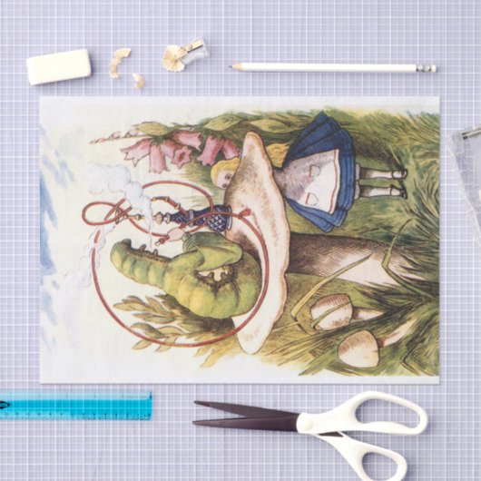 Alice in Wonderland Caterpijler ontkoppeling Tissuepapier (Craft)