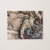 Alice in Wonderland Caterpijler Puzzle Legpuzzel (Horizontaal)