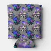 Alice in Wonderland Caterpijler Roking Flowers Blikjeskoeler (Achterkant)