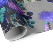 Alice in Wonderland Caterpijler Roking Flowers Cadeaupapier (Rol Hoek)