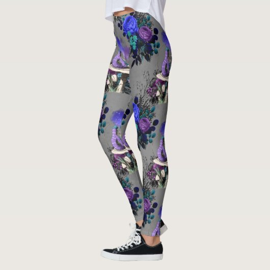 Alice in Wonderland Caterpijler Roking Flowers Leggings (Links)