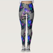 Alice in Wonderland Caterpijler Roking Flowers Leggings (Voorkant)