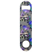 Alice in Wonderland Caterpijler Roking Flowers Speed Flessenopener (Achterkant)