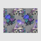 Alice in Wonderland Caterpijler Roking Flowers Tissuepapier (Voorkant)