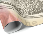 Alice in Wonderland Caterpillar: originele Tenniel Cadeaupapier (Rol Hoek)