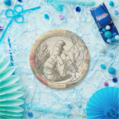 Alice in Wonderland Caterpillar: originele Tenniel Papieren Bordje (Feest)