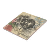 Alice in Wonderland Caterpillar: originele Tenniel Tegeltje (Zijkant)