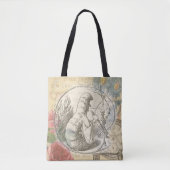 Alice in Wonderland Caterpillar: originele Tenniel Tote Bag (Voorkant)