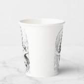  Alice in Wonderland Caterpillar Papieren Bekers (Links)