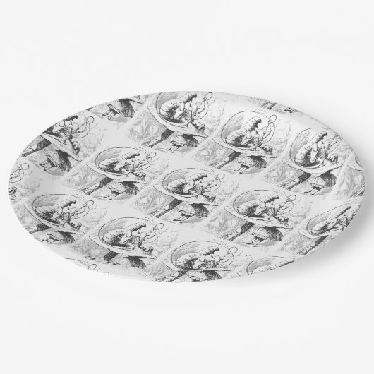  Alice in Wonderland Caterpillar Papieren Bordje (Gekanteld)