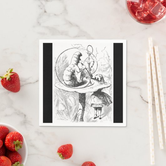 Alice in Wonderland Caterpillar Papieren servetten (Insitu)