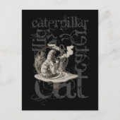 Alice in Wonderland Caterstrand Grunge (Single) Briefkaart (Voorkant)