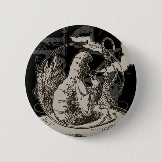 Alice in Wonderland Caterstrand Grunge (Single) Ronde Button 5,7 Cm (Voorkant)