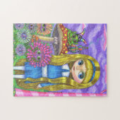 Alice in Wonderland, Caterstyle, Flowers Big Eye Legpuzzel (Horizontaal)