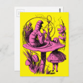 Alice in Wonderland Centipede Briefkaart (Voorkant / Achterkant)