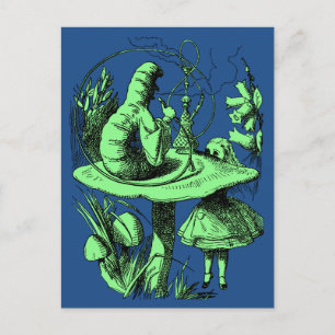 Alice in Wonderland Centipede Briefkaart