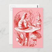 Alice in Wonderland Centipede Briefkaart (Voorkant / Achterkant)