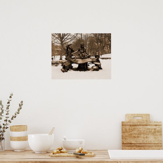 Alice in Wonderland - Centraal Park Poster (Keuken)