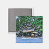 Alice in Wonderland - Central Park NYC #2 Magneet (Voorkant / Achterkant)