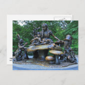 Alice in Wonderland - Central Park NYC Briefkaart (Voorkant / Achterkant)