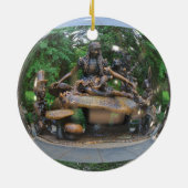Alice in Wonderland - Central Park NYC Keramisch Ornament (Achterkant)