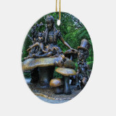 Alice in Wonderland - Central Park NYC Keramisch Ornament (Rechts)
