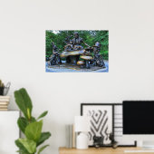 Alice in Wonderland - Central Park NYC Poster (Thuiskantoor)